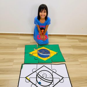 Quebra-Cabeça da Bandeira do Brasil