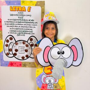 🐘 LETRINHA E DE ELEFANTE 🐘