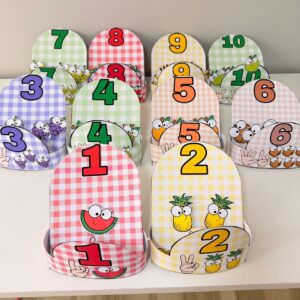 KIT NUMERAIS – 1 A 10 🍍