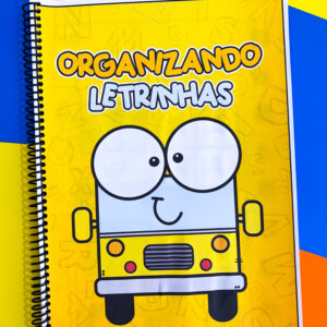 Organizando Letrinhas – Estacione Letras Bastão Maiúsculas
