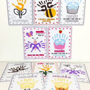 ATIVIDADES PARA O DIA DAS MÃES COM CARIMBO DAS MÃOZINHAS!