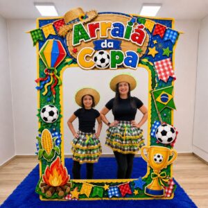 Moldura Arraiá da Copa 🏆🎉